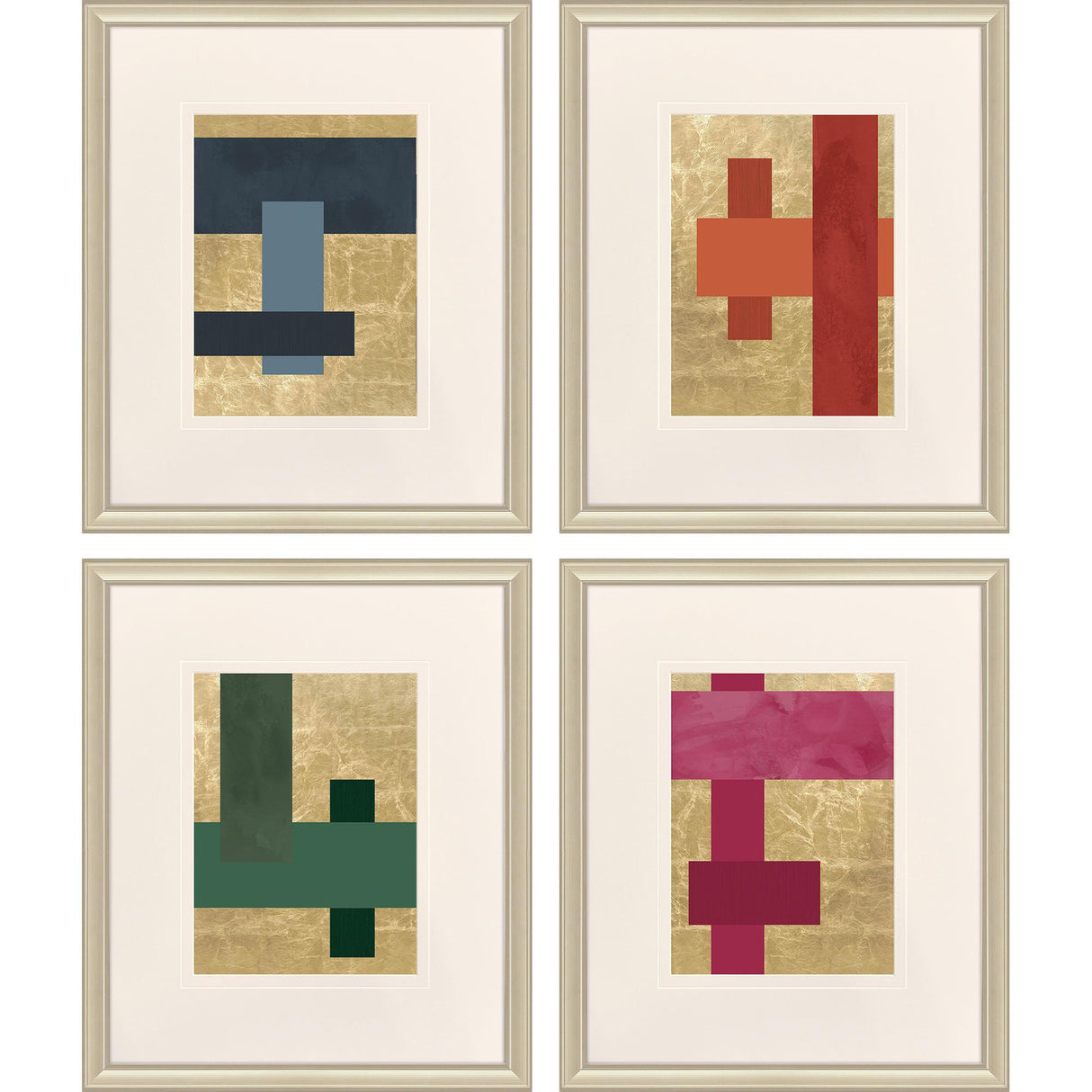 Paragon Mini Colorblocks S/4 Multi 21 X 18 X 1 Wall Art