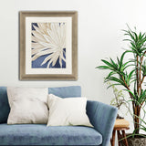 Paragon Blue Dry Palms I Blue 35 X 29 X 2 Wall Art