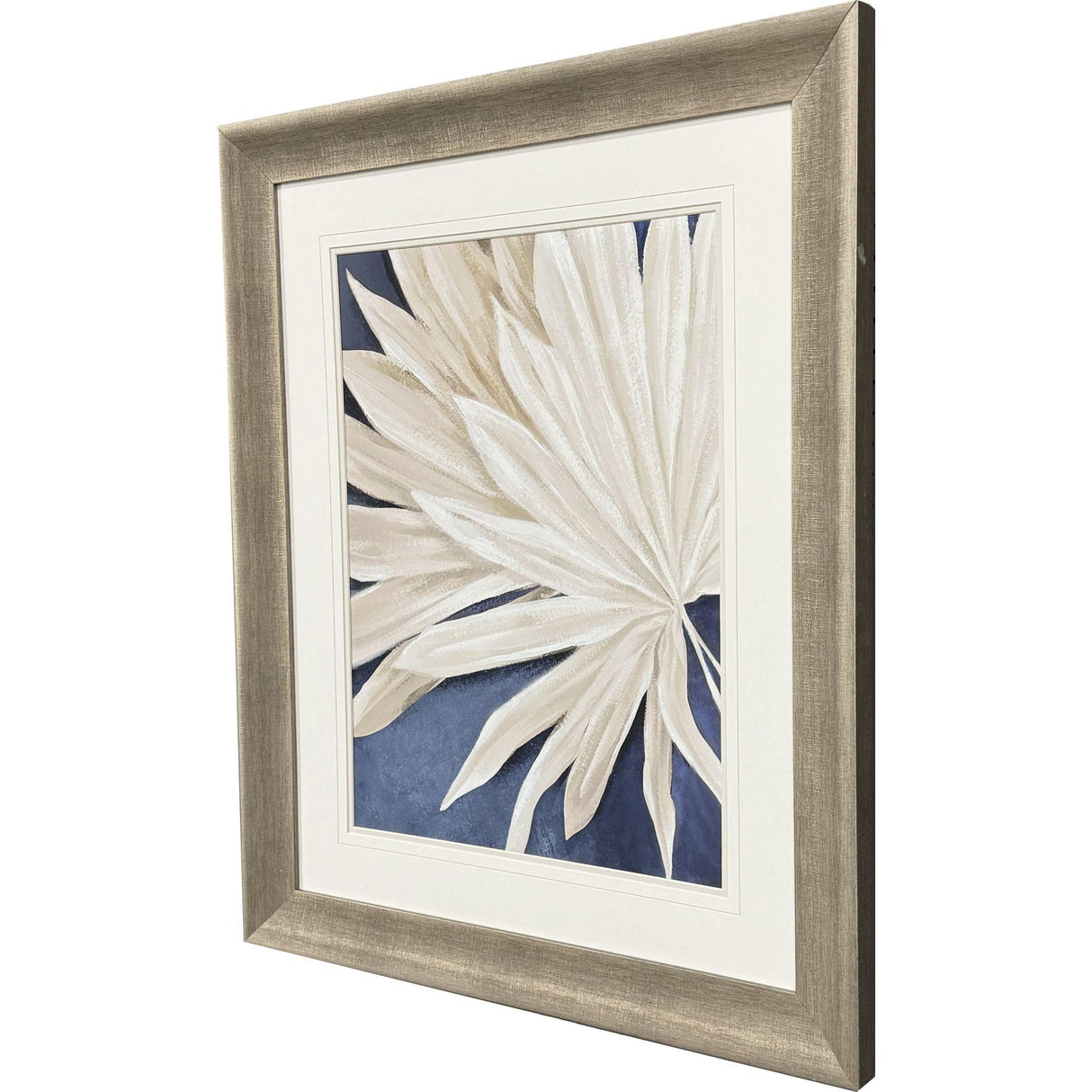 Paragon Blue Dry Palms I Blue 35 X 29 X 2 Wall Art