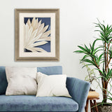 Paragon Blue Dry Palms II Blue 35 X 29 X 2 Wall Art