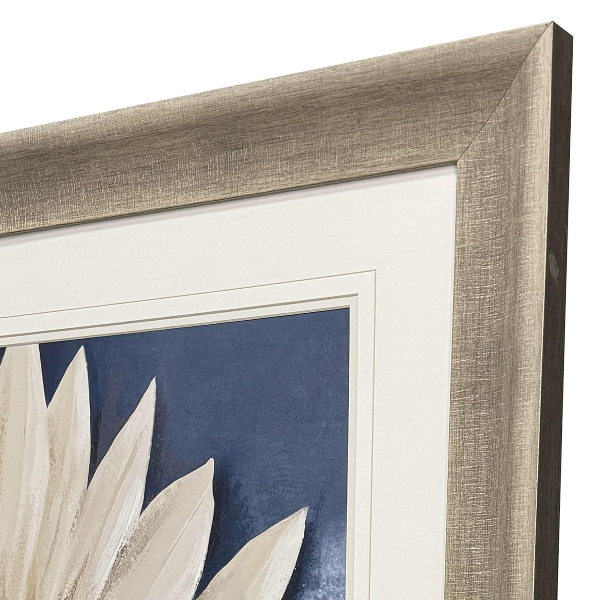 Paragon Blue Dry Palms II Blue 35 X 29 X 2 Wall Art
