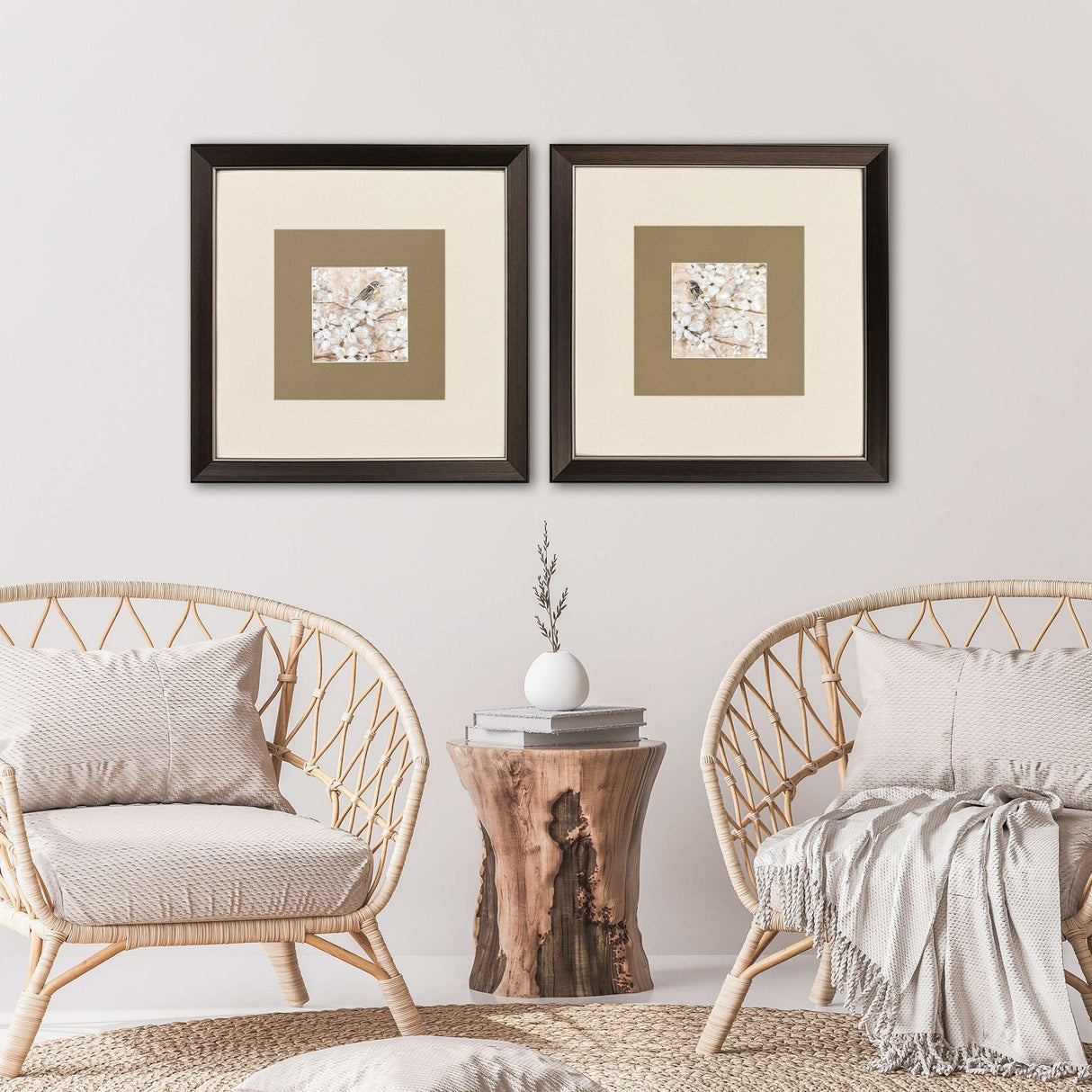 Paragon Fragrant Perch S/2 Brown 21 X 21 X 1 Wall Art