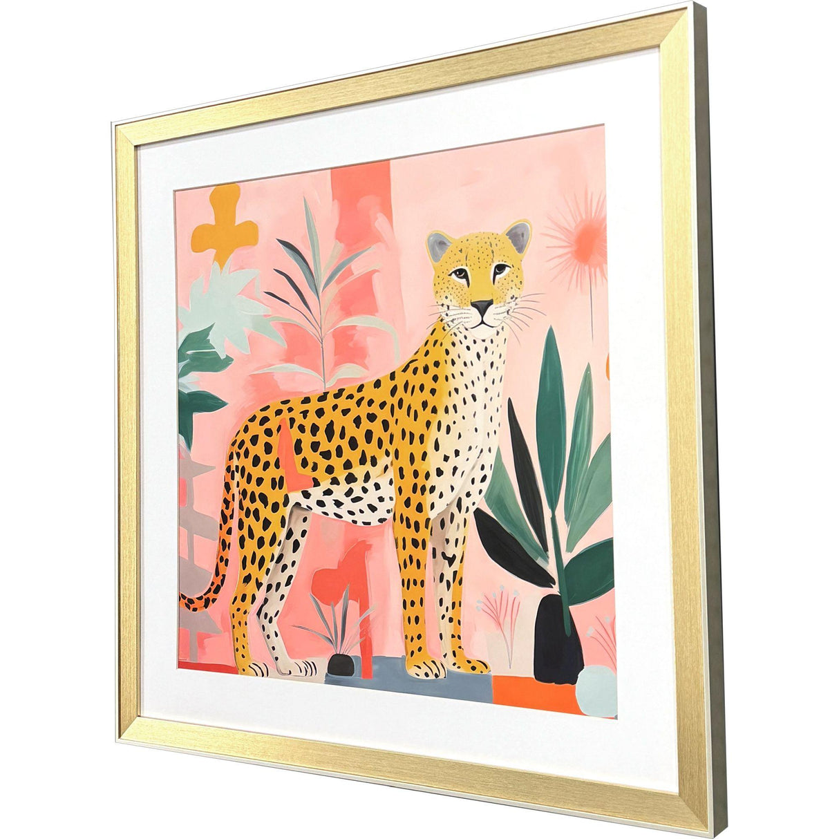 Paragon Pet Cheetah II Orange 26 X 26 X 2 Wall Art
