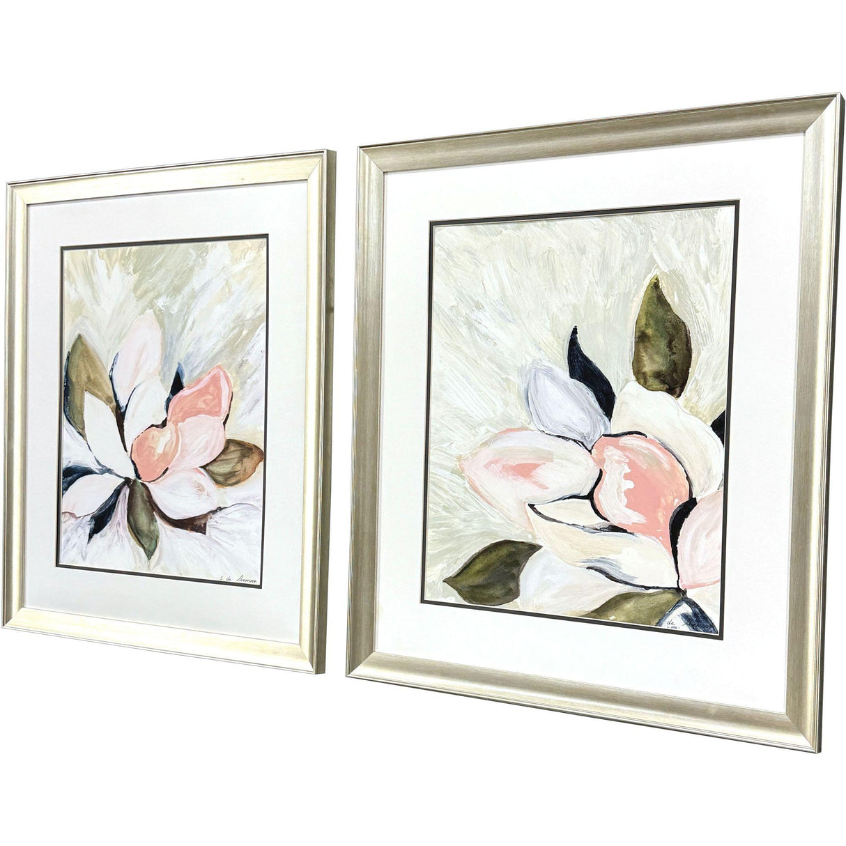 Paragon Floral Burst S/2 Green 29 X 25 X 1 Wall Art