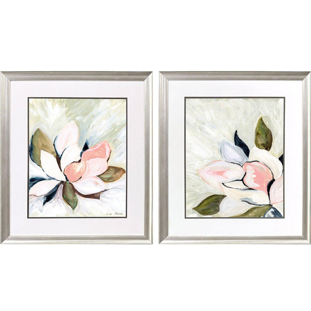 Paragon Floral Burst S/2 Green 29 X 25 X 1 Wall Art