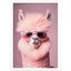 Paragon Llama in Sunglasses Pink 35 X 24 X 2 Wall Art