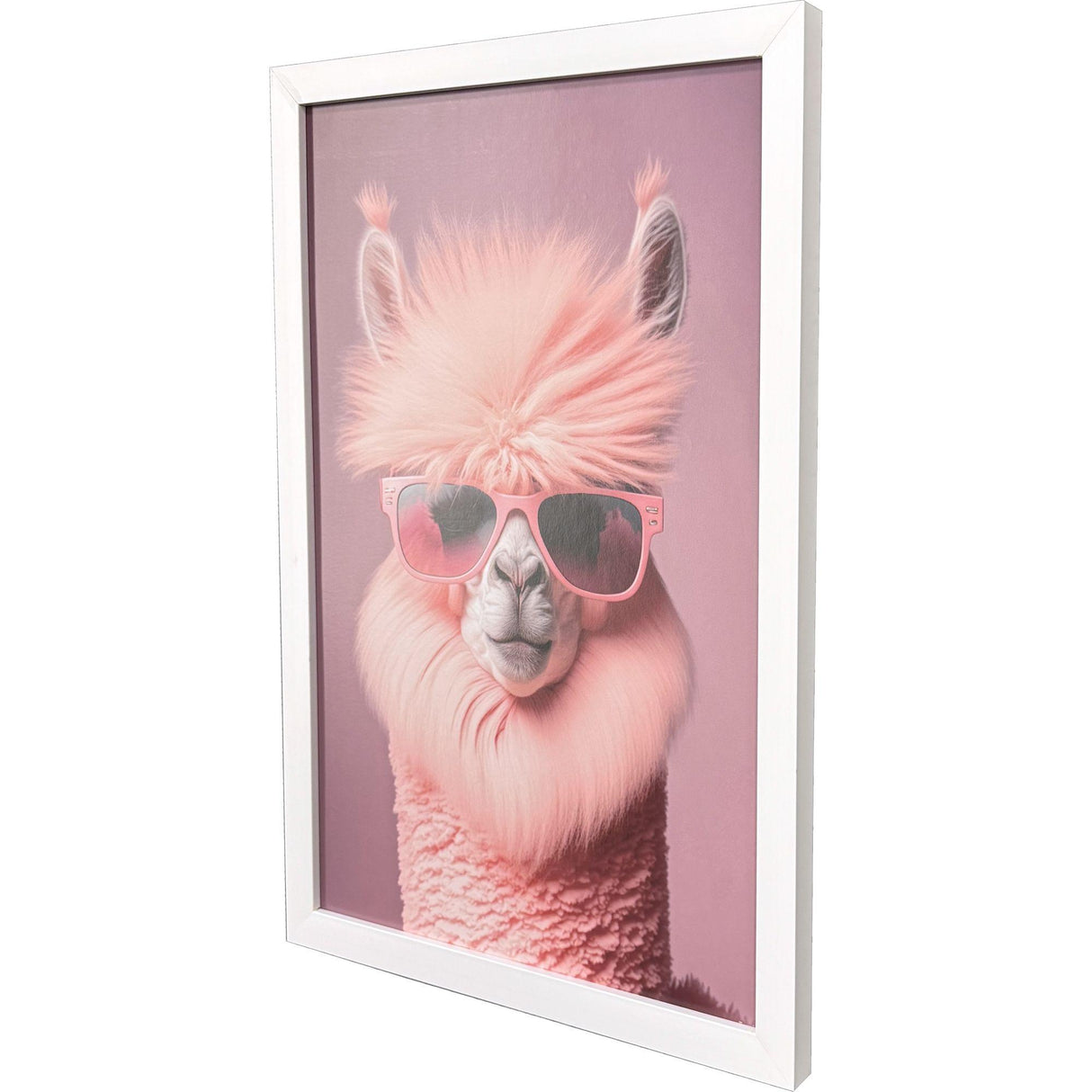 Paragon Llama in Sunglasses Pink 35 X 24 X 2 Wall Art