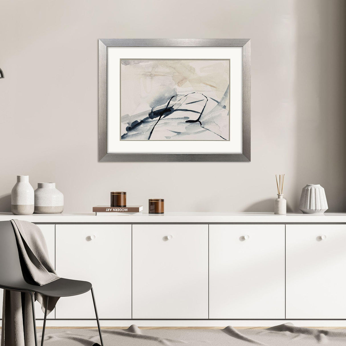 Paragon Indigo Markings III Blue 26 X 32 X 2 Wall Art