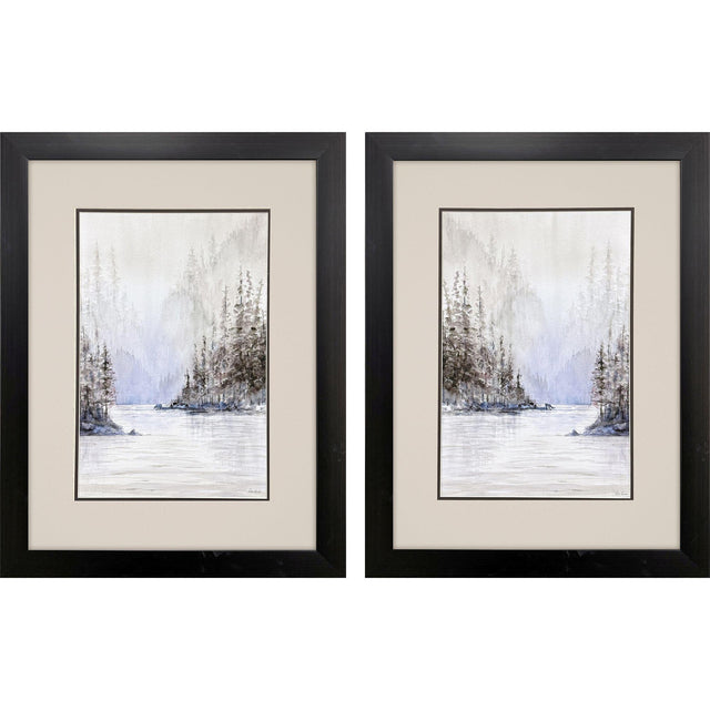 Paragon Mountain River S/2 Gray 26 X 20 X 2 Wall Art