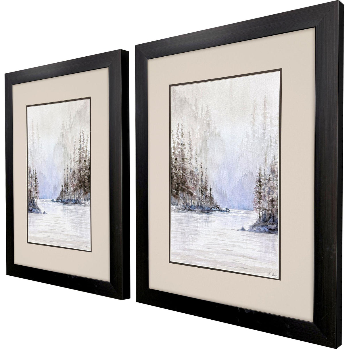 Paragon Mountain River S/2 Gray 26 X 20 X 2 Wall Art