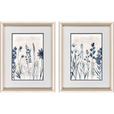 Paragon Blue Dye S/2 Blue 26 X 20 X 2 Wall Art