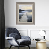 Paragon Reflective Aurora Gray 33 X 27 X 1 Wall Art