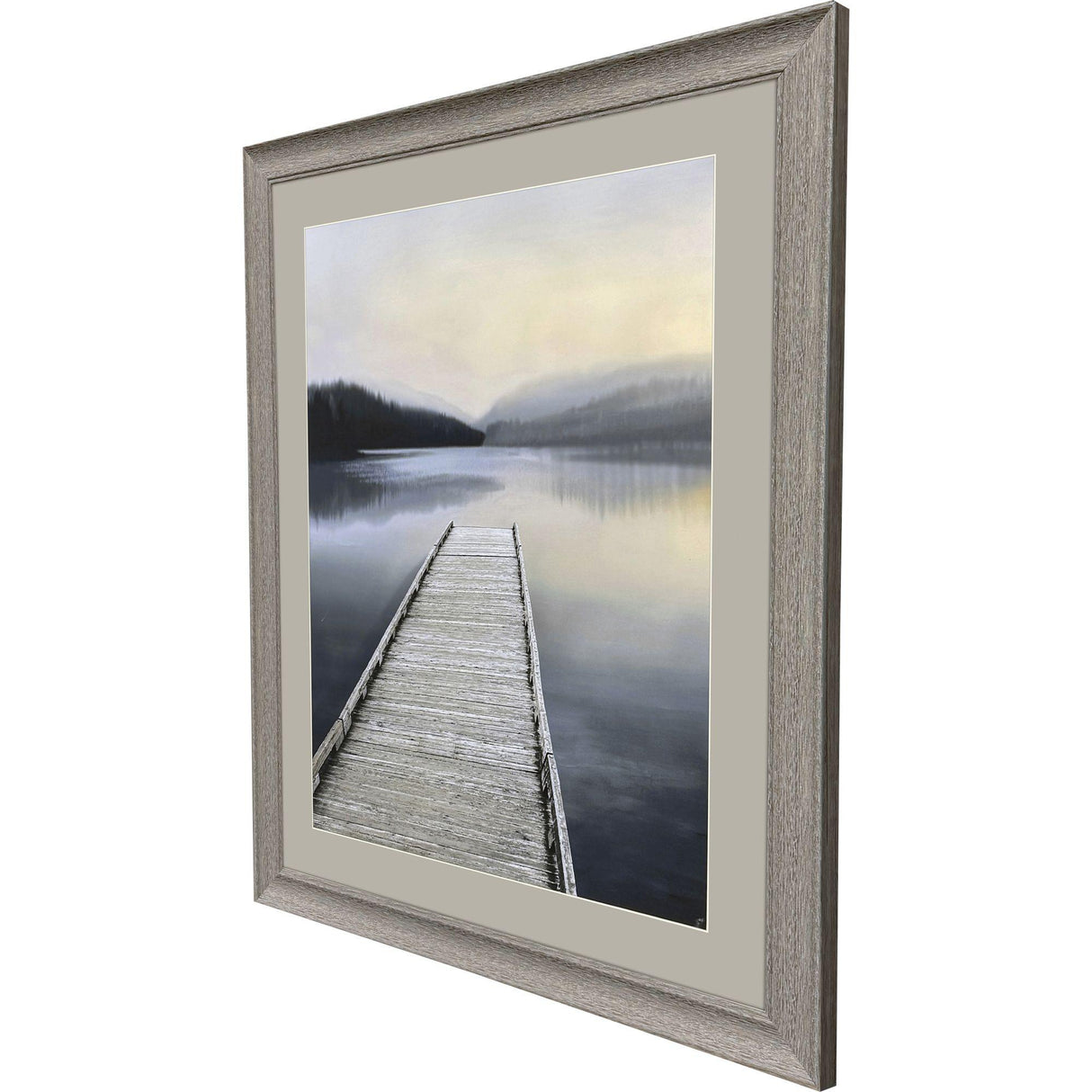 Paragon Reflective Aurora Gray 33 X 27 X 1 Wall Art
