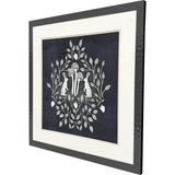 Paragon Rabbits and Mushrooms V Blue 28 X 28 X 1 Wall Art