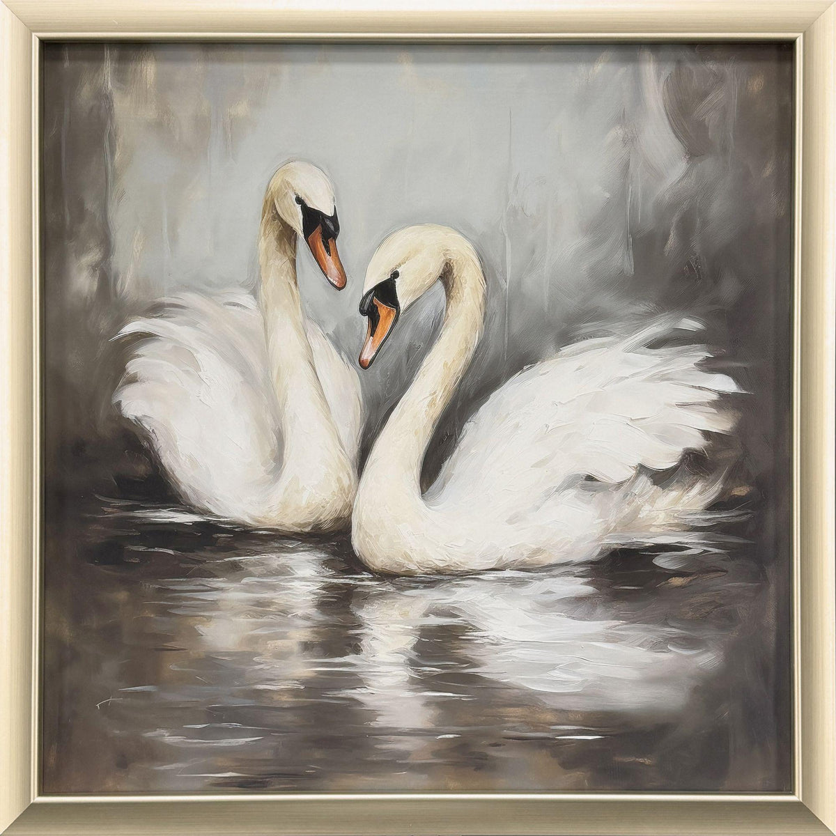 Paragon Ballet of the Swans I Black 26 X 26 X 2 Wall Art
