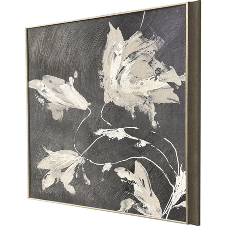 Paragon Neutral Flora II Black 25 X 25 X 3 Wall Art