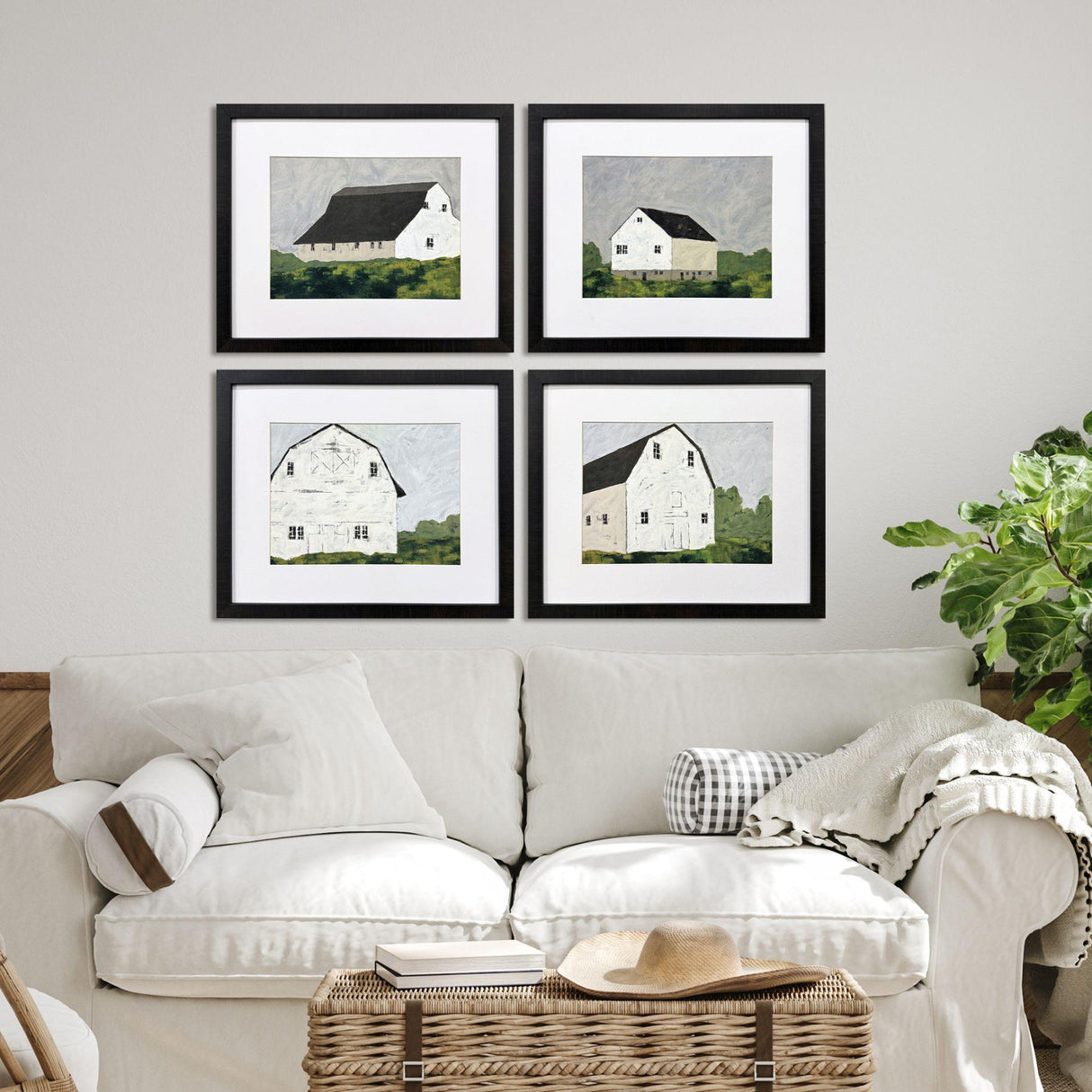Paragon Rural Escape S/4 Multi 20 X 24 X 2 Wall Art