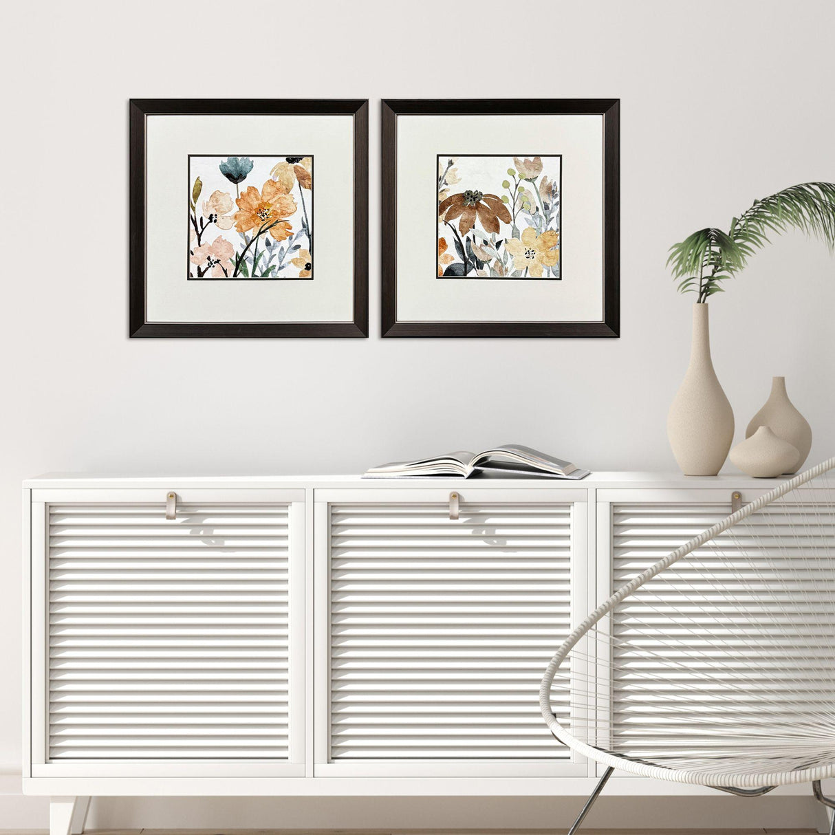 Paragon Wildflower Square S/2 Multi 23 X 23 X 1 Wall Art