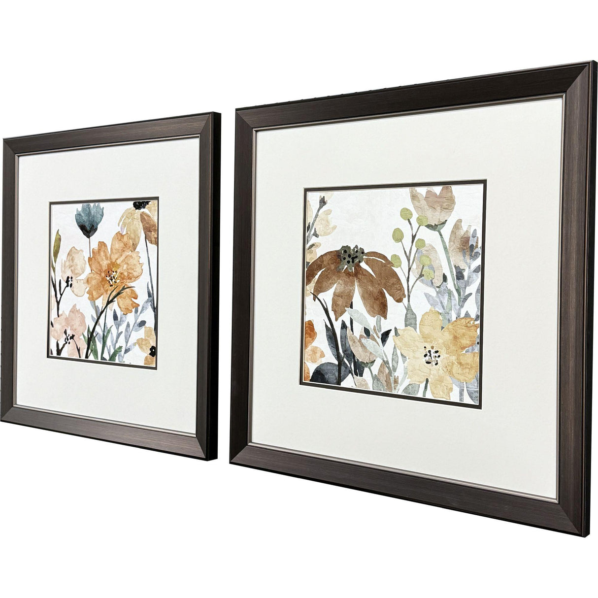 Paragon Wildflower Square S/2 Multi 23 X 23 X 1 Wall Art