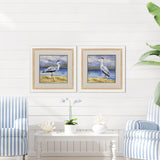 Paragon Heron by the Sea S/2 Blue 26 X 26 X 2 Wall Art