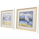 Paragon Heron by the Sea S/2 Blue 26 X 26 X 2 Wall Art