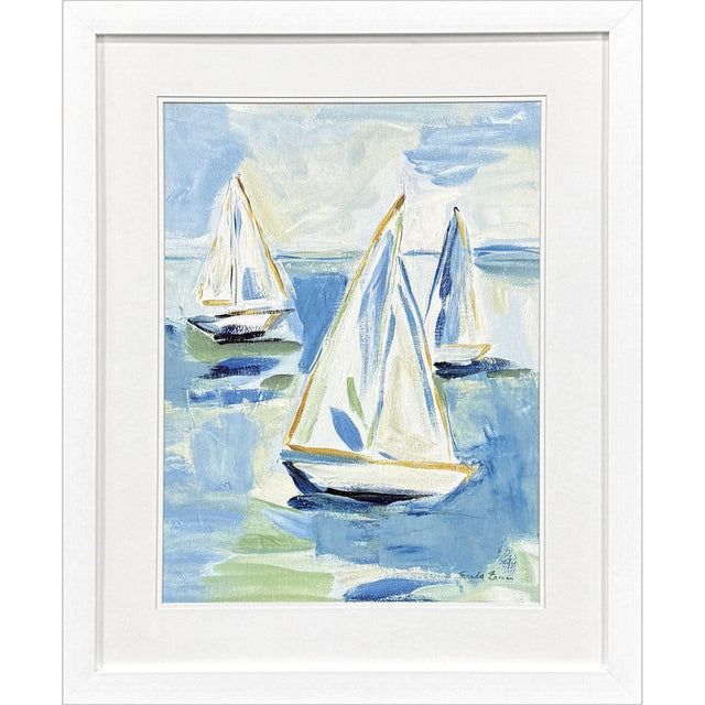 Paragon Setting Sail I Blue 33 X 27 X 2 Wall Art