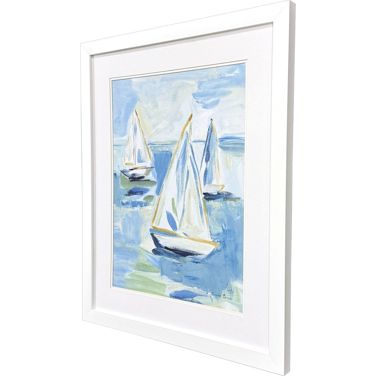 Paragon Setting Sail I Blue 33 X 27 X 2 Wall Art