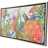 Paragon Under the Sea Blue 22 X 36 X 2 Wall Art