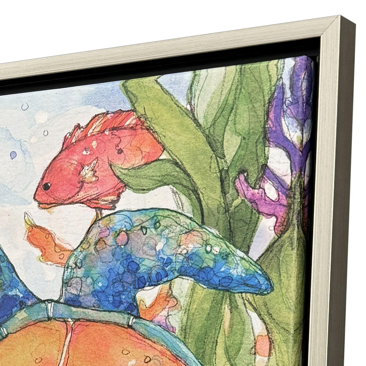Paragon Under the Sea Blue 22 X 36 X 2 Wall Art