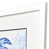 Paragon Indigo Ocean Turtle Blue 29 X 29 X 2 Wall Art
