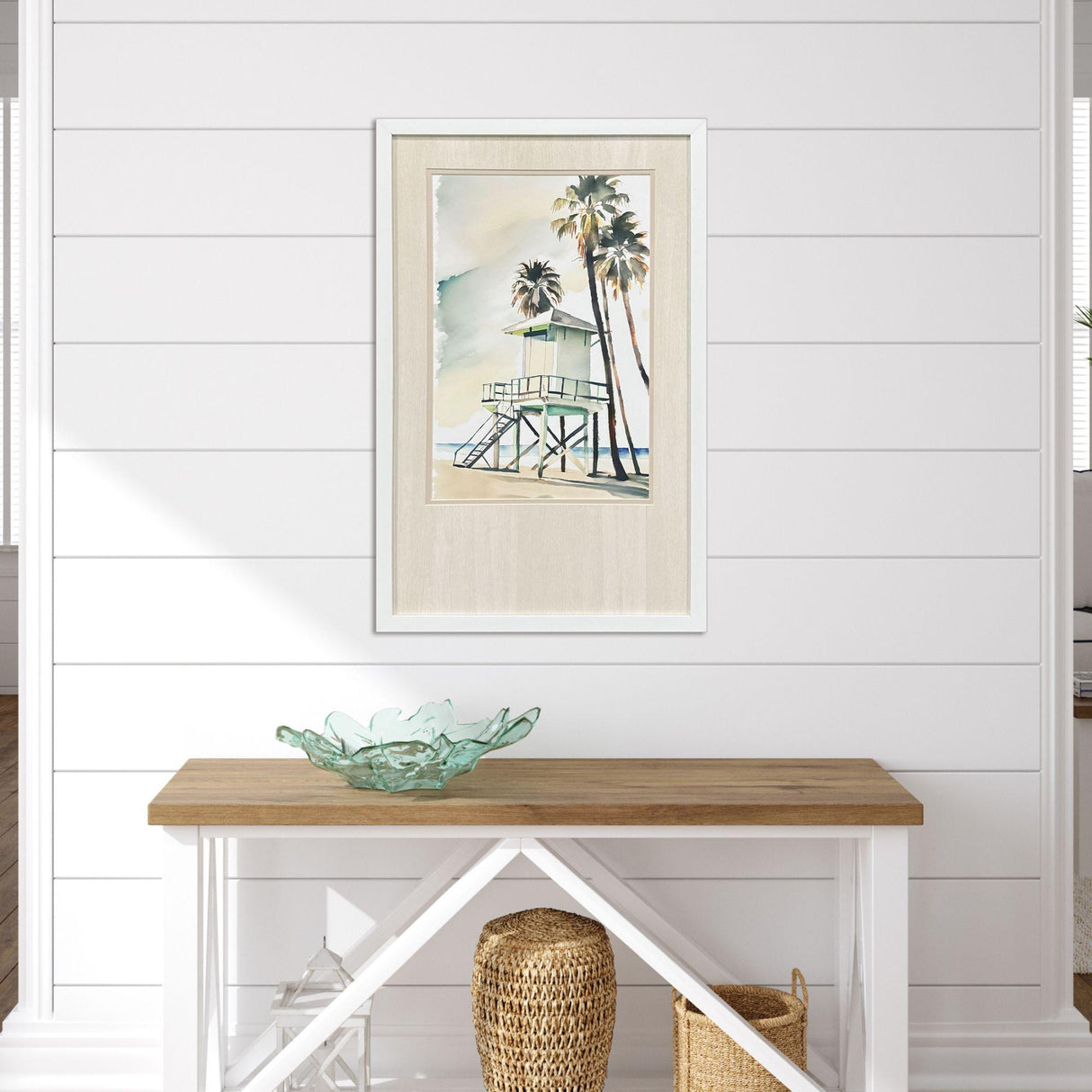 Paragon Boho Beachy Green Green 27 X 17 X 2 Wall Art