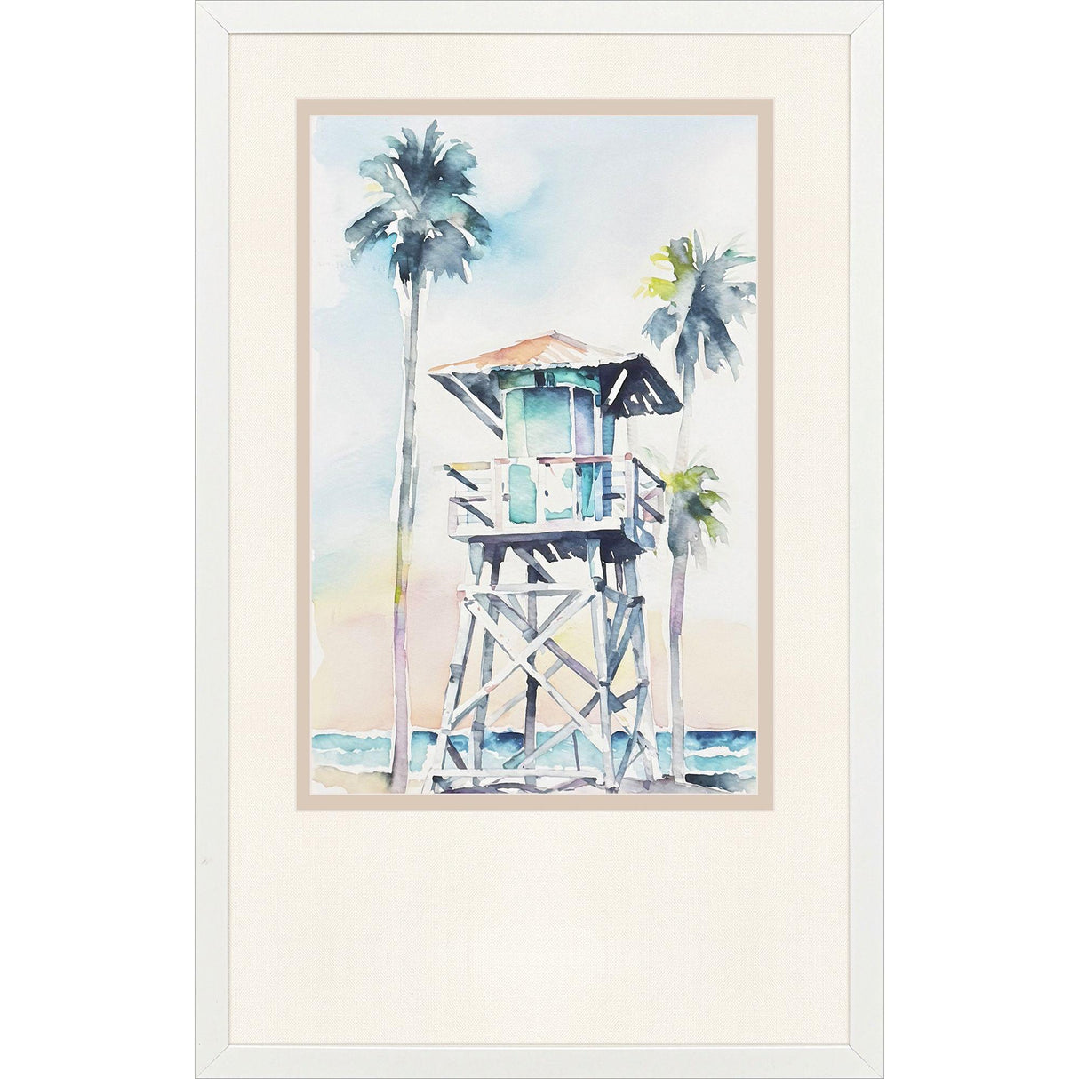 Paragon Boho Beachy Blue Blue 27 X 17 X 2 Wall Art