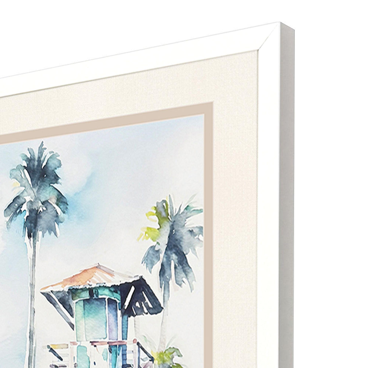 Paragon Boho Beachy Blue Blue 27 X 17 X 2 Wall Art