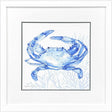 Paragon Indigo Ocean Crab Blue 29 X 29 X 2 Wall Art