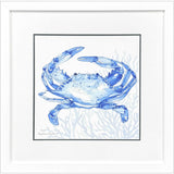Paragon Indigo Ocean Crab Blue 29 X 29 X 2 Wall Art