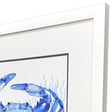 Paragon Indigo Ocean Crab Blue 29 X 29 X 2 Wall Art