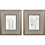 Paragon Aquarelle Birches S/2 Blue 11 X 09 X 1 Wall Art