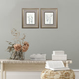 Paragon Aquarelle Birches S/2 Blue 11 X 09 X 1 Wall Art