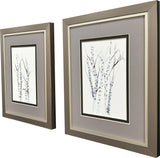 Paragon Aquarelle Birches S/2 Blue 11 X 09 X 1 Wall Art