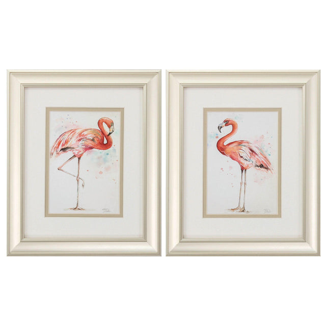 Paragon Pink Showoff S/2 Pink 12 X 10 X 1 Wall Art