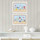 Paragon Sassy Seagull S/2 Blue 16 X 22 X 2 Wall Art