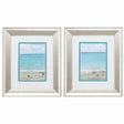 Paragon Sunday at the Shore S/2 Turquoise 13 X 11 X 1 Wall Art