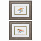 Paragon Sea Turtle S/2 Yellow 11 X 13 X 1 Wall Art