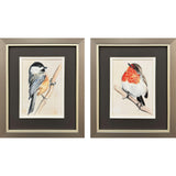 Paragon Bird on Branch II S/2 Blue 11 X 09 X 1 Wall Art