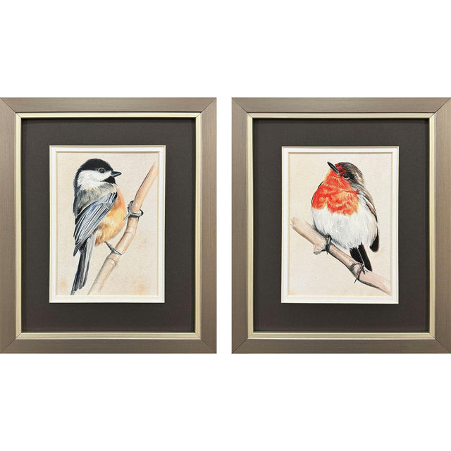 Paragon Bird on Branch II S/2 Blue 11 X 09 X 1 Wall Art