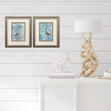 Paragon Hazy Morning Heron S/2 Blue 11 X 09 X 1 Wall Art