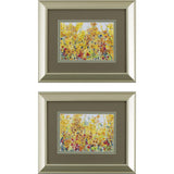 Paragon Golden Summer Garden S/2 Orange 10 X 12 X 1 Wall Art
