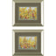 Paragon Golden Summer Garden S/2 Orange 10 X 12 X 1 Wall Art
