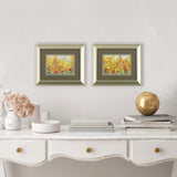 Paragon Golden Summer Garden S/2 Orange 10 X 12 X 1 Wall Art