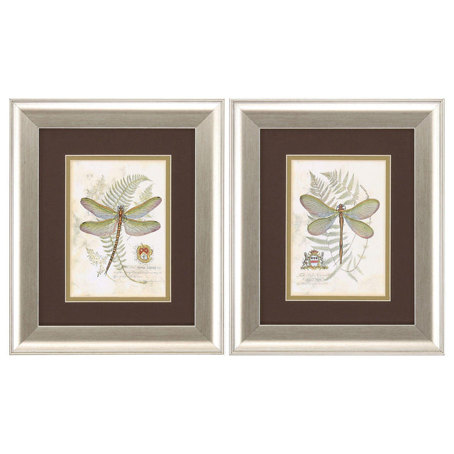 Paragon Dragonfly S/2 Neutral 13 X 11 X 1 Wall Art